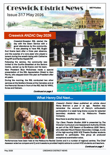 Creswick District News - May 2026