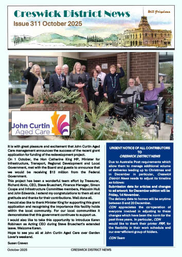 Creswick District News - October 2025